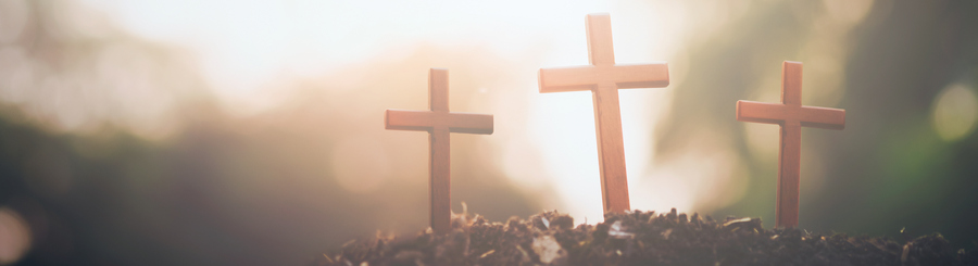 Three crosses on a hill: Christ is at the centre of Revelation